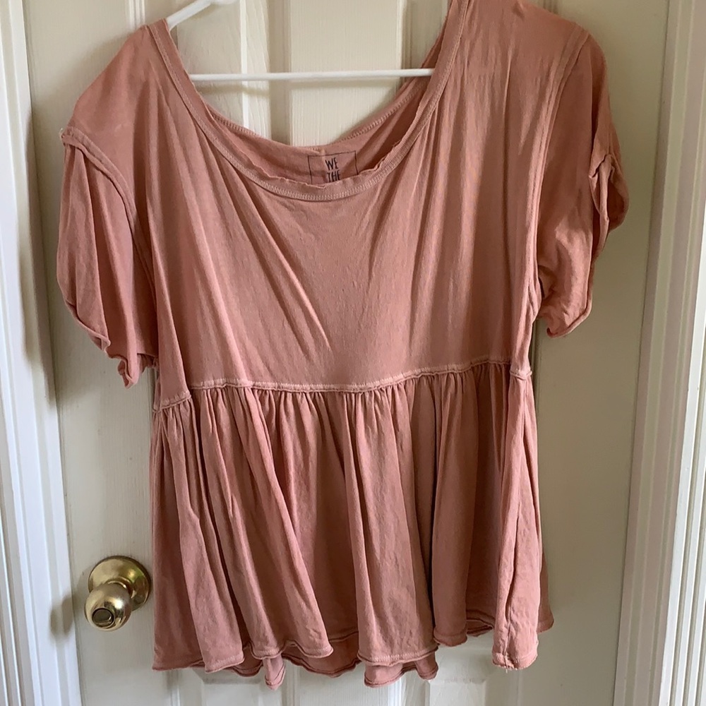 Free People Peplum Tee
